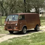 1966 GMC Panel Van White