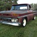 1966 GMC SHORT BED,PATINA,STROKER 383,MUNCIE 4 SPEED