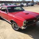 1966 GTO AUTOMATIC RED ON RED. AIR , FRAME OFF ROTISSERIE RESTORATION  , PHS DOC