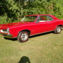 1966 GTO red tri power 4 speed hard top