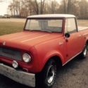 1966 International Scout 800 TravelTop AWD/ Removable Hardtop/ 3 Spd Manual