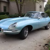 1966 Jaguar Series 1 Fixed Head Coupe Fully Restored Silver Blue/Black 5 Speed