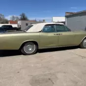 1966 lincoln continental convertible barn find 99.9 % rust free suicide doors