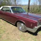 1966 LINCOLN CONTINENTAL CONVERTIBLE  Barn Find GARAGE STORED SINCE 1988
