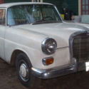 1966 Mercedes Benz 200D ancient family car & garage attic full of &#034;finner&#034; parts