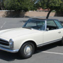 1966 Mercedes Benz 230SL California car original black plates rust free....