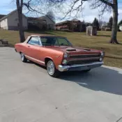 1966 Mercury Cyclone Convertible Red GT