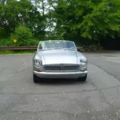 1966 MGB in silver with black interior. Car was restored between 2020 and 2022.