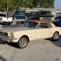 1966 Mustang 289 3sp coupe rolling chassis project barn find