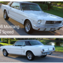 1966 Mustang 289 Aluminum Intake 4 Barrell Carb Tach and Gauge