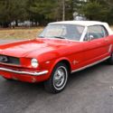 1966 Mustang Convertible 289 A-Code - Manual Transmission, Disc Brakes
