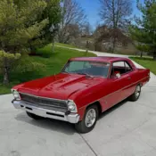 1966 NOVA 350 AUTO 12 BOLT NEW FULL SS RED BUCKETS CONSOLE INTERIOR