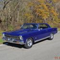 1966 NOVA SS 355 4SPD PS REAL 118 SS SOLID BEAUTIFUL SONIC BLUE PEARL NICE CAR