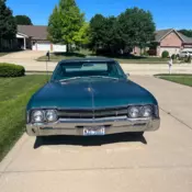 1966 Oldsmobile 66 Sedan Green