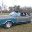 1966 OLDSMOBILE CUTLASS CONVERTIBLE PROJECT GOOD TITLE OLDS (NOT) A 442 RAGTOP