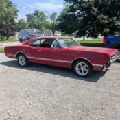 1966 Oldsmobile Cutlass Coupe Red Holiday