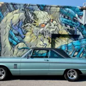 1966 Plymouth Fury 2-Door Vinyl Hard Top Mopar MuscleTurquoise Black V8