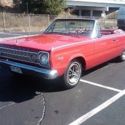 1966 Plymouth Satellite Convertible  52645 Miles Red