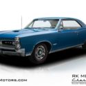 1966 Pontiac GTO  Barrier Blue Hardtop 389 V8 4 Speed Manual