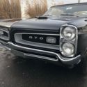 1966 PONTIAC GTO CONV.  BLACK 389CI /TRI-POWER 4/SPEED RELICA