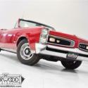 1966 Pontiac GTO Convertible  35070 Miles Montero Red  389 cubic inch V8 2-speed