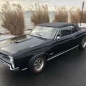 1966 PONTIAC GTO CONVERTIBLE BLACK 389 TRI-POWER 4/SP REPLICA