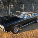 1966 PONTIAC GTO CONVERTIBLE BLACK 389/TRI-POWER 4/SPEED CLONE