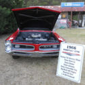 1966 PONTIAC GTO CONVERTIBLE RED AND WHITE