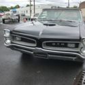 1966 Pontiac GTO Convertible Starlight Black Nice Driver