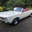 1966 PONTIAC GTO CONVERTIBLE WHITE/RED INT. 389V8 4/SPEED MATCH #