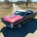 1966 Pontiac GTO hardtop ps pb factory ac 389 Turbo 400 73980 Miles Burgandy Har