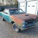 1966 Pontiac GTO Teal Coupe, 389 V8, MUNCI 4 SPEED, NEEDS TRAILERED