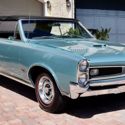 1966 Pontiac GTO Tri Power Convertible 4 Speed Reef Turquoise