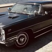 1966 Pontiac Ventura Sedan Black hardtop