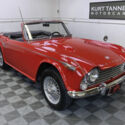 1966 TRIUMPH TR4A IRS. RED ON BLACK. NICELY RESTORED DRIVER&#039;S CONDITION CAR.