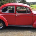 1966 Volkswagen Beetle Red RWD Manual chrome