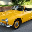 1966 VOLKSWAGEN KARMANN GHIA CONVERTIBLE/ LOW 67,517 K MILES 67517 Miles Yellow