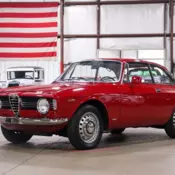 1967 Alfa Romeo Giulia Sprint GT 70049 Miles Alfa Red Coupe 4 Cyl