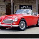 1967 Austin Healey 3000 Mark III Convertible 23,394 Miles Red Restored