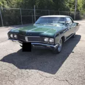 1967 Buick Skylark Coupe Green chrome