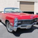 1967 Cadillac DeVille Convertible Gorgeous Red over White