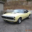 1967 CAMARO RS SS 396 4SPD NUMBERS MATCHING PDB TACH GAUGES BUTTERNUT YELLOW