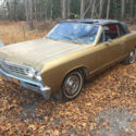 1967 CHEVELLE CONVERTIBLE RAG TOP 67 BARN FIND 1 OWNER ORIGINAL PAINT NR