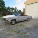 1967 Chevelle Malibu Convertible restoration project Factory 283 powerglide