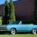 1967 CHEVELLE RARE COLOR COMBINATION TEAL GREEN/GREEN LEATHER BEAUTIFUL