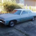 1967 Chevrolet Belair 2 door post BARN FIND