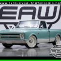 1967 CHEVROLET C10 PICKUP SHORT WHEEL BASE 20&#039;&#039; SMOOTHIE WHEELS W BABY MOONS