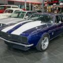 1967 Chevrolet Camaro  809 Miles Blue with White Stripes