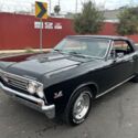 1967 Chevrolet Chevelle Convertible Black RWD Manual Big block 396