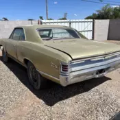 1967 Chevrolet Chevelle Hardtop Coupe Orange Chevelle Malibu